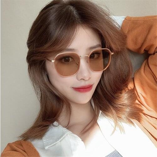 New Vintage Big Square Sunglasses Women Goggles Lady Girl Oversize Sun Glasses Female Fashion Famous Brand Eyewear Gafas de sol