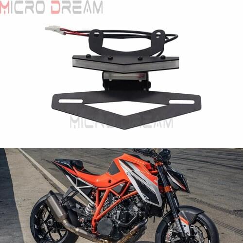 LED Tail Light Fender Eliminator License Plate Holder Supermoto For 1290 Super R 2014-2019 License Number Plate Bracket