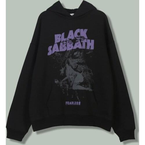 Hell Woman and Dog Print Hoodies Men Hip Hop Letter Prints Hoodie Sweatshirt 2021Autumn Thicken Couple Oversized Hooded Pullover