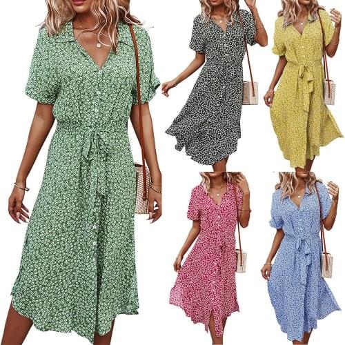 Vin beauty Floral Summer Dresses