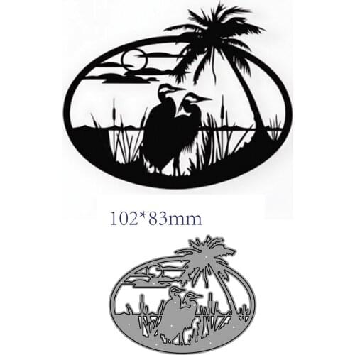 Water Tree Shape Metal Cutting Die DIY for Scrapbooking Decoration Crafts