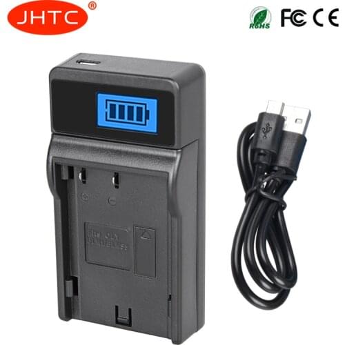 JHTC PS-BLM1 BLM-1 BLM1 LCD USB Battery Charger For Olympus C-5060 C-7070 C-8080 E-30 E-300 E-330 E-500 E-510 E-520 E3 E30