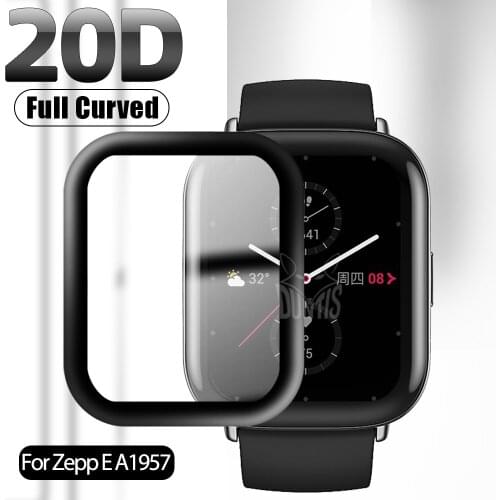 20D Curved Edge Protective film For Xiaomi Huami Amazfit ZEPP E Anti-scratch Soft Screen Protector Accessories (Not Glass)