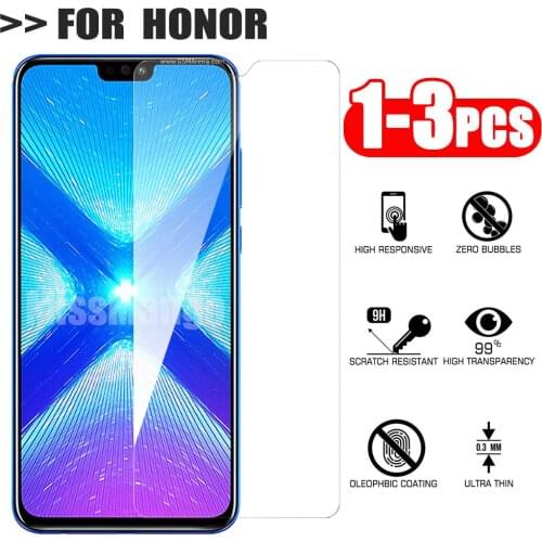 1-3 PCS Tempered Glass for Honor 8x Honor8x Honor 8 x Screen Protector for Huawei Honor 8a 8s 8c for Honor 8 a 8 s 8 c Glas Film
