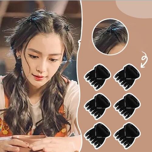 1.5/3cm Hair Claw Clips for Women Girls Accessories Black Brown Transparent Plastic Mini Claws Hairclip Clamp Gifts
