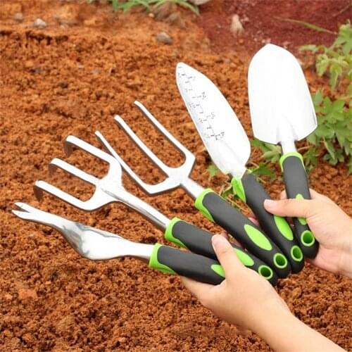 3 Pcs/Set Stainless Steel Bonsai Shovels Rake Spade Garden Tool DIY Gardening Family Potted Plants Hand Tools