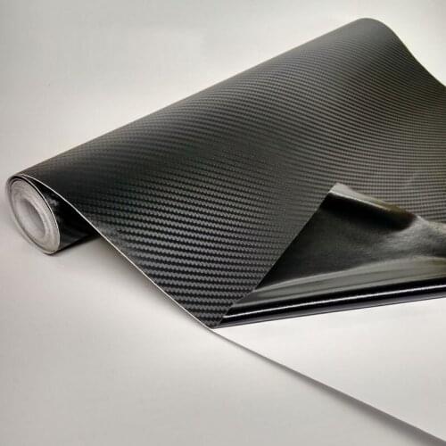 300X30cm 3D carbon fiber vinyl film/ carbon fibre sticker black/white/silver color option car sticker 3D carbon wrap