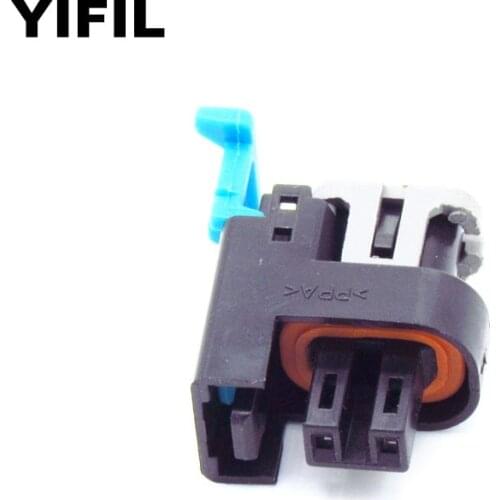 5/10/20/50/100pcs/lot 2 Pin/Way Mini Fuel Injector Connectors Plugs Clips For Delphi 15326181 15411633