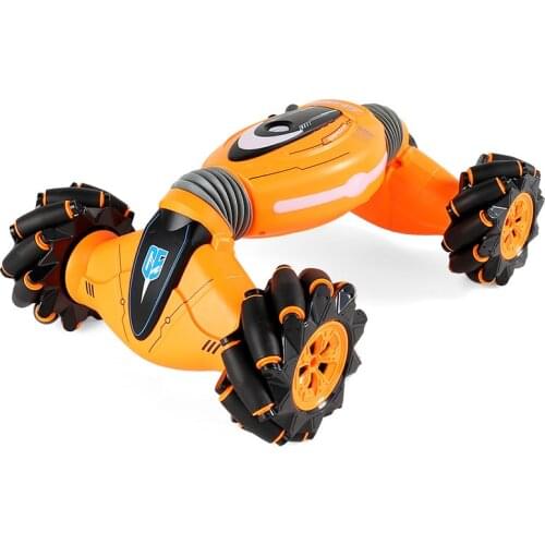 Remote control drift stunt car Watch Gesture Sensing Double mode cross - country double sided twisting cross climbing car toy