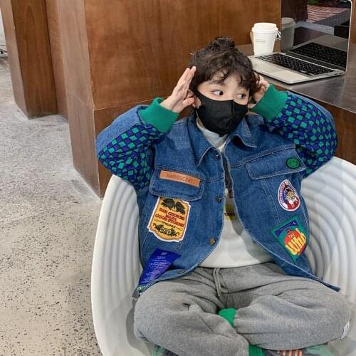 Джинсовые куртки для мальчиков Candle Fish China At AliExpress