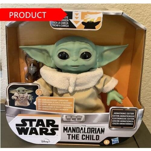 Star Wars Yoda baby mandalorians can move, blink, make sound, fill plush toys DIY action figure toys for friends and children
