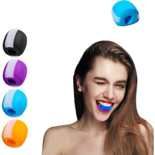 Chin Fitness Ball Food Grade Silicone Chin Muscle Training Fitness Ball Neck Facial Shaping Mandibular Muscle Exerciser