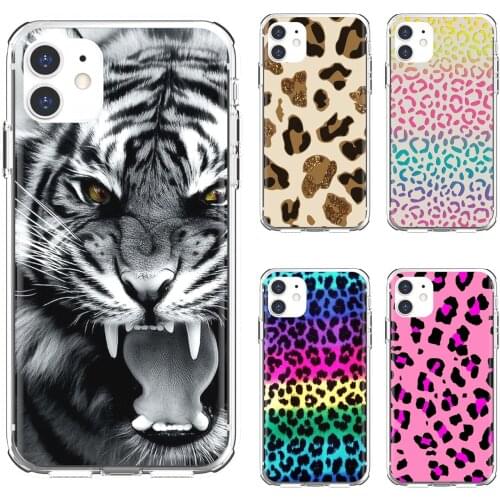 Soft Cases Cover For Xiaomi Redmi 2 S2 3 3S 4 4A 5 5A 5 6 6A 7A 9 9T 9C 9A Pro Pocophone F1 Tiger-colorful-Leopard-Print-Panther