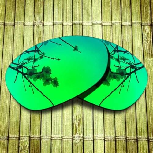 Polarized Replacement Lense For-Oakley X-Metal XX Sunglasses Frame True Color Mirrored Coating - Green Options