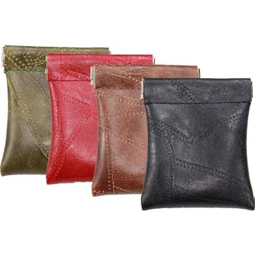 Coin Purse Women Men Faux Sheepskin Pu Leather Short Wallet Small Earbuds Bag Pocket Money Change Key Card Holder Kid Gift