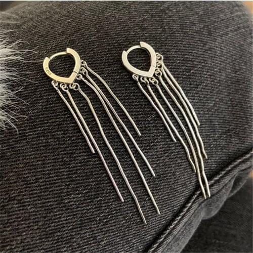 Miuoxion Retro Simple Love Tassel Earrings Fashion Personality Party Jewelry For Women Feature Namour Charm Gift All Seasons