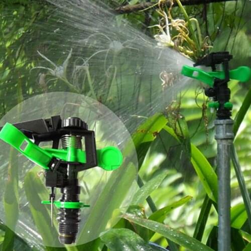 360 Degree Adjustable Irrigation Sprinkler Garden Greening Rotatable Sprayer Garden Accessories Rocker Irrigation Nozzle