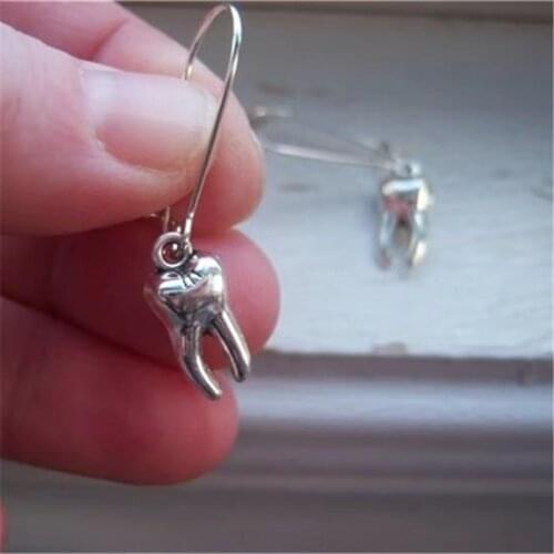 Teeth Earrings - Tooth Earrings - Molar Earrings - Dentist Earrings