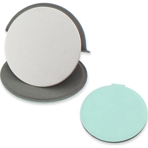 Ultra-thin Makeup Mirror Vanity Mirror Cosmetic 4 Colors Make Up Pocket Round Compact Makeup Mirrors