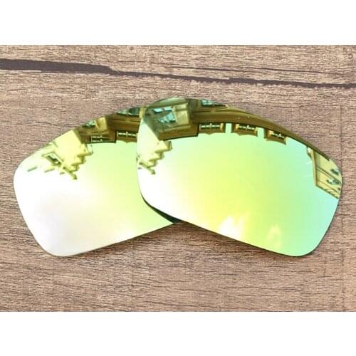Vonxyz 24K Mirror Polycarbonate Replacement Lenses for-Oakley Crankshaft Frame