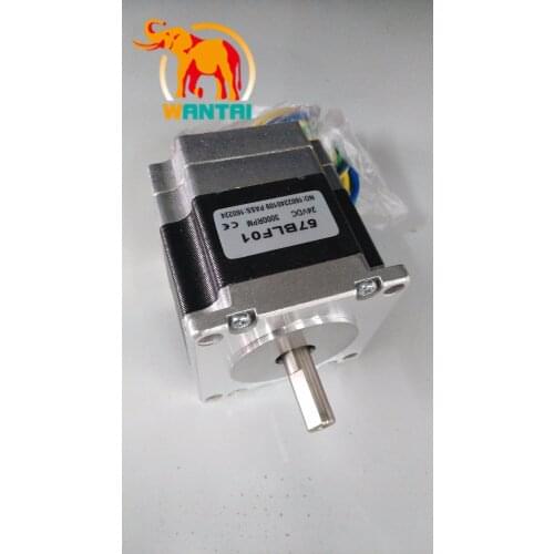 High Quality! CNC Wantai Nema 23 Brushless DC Motor 57BLF01 0.2N.m28.oz-in 3000RPM 59mm 63W Router Milling Laser Plasma