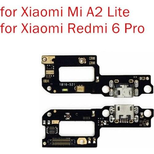 For Xiaomi Redmi 6 Pro/ Mi A2 Lite USB Charger Dock Connect Connecting Charging Flex Cable Repair Spare Parts Test