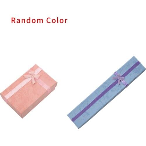 10 Pcs Paper Package Bowknot Jewelry Necklace Bracelet Earring Ring Gift Box Case, 5 Pcs 8.5X5cm & 5 Pcs 22X4cm