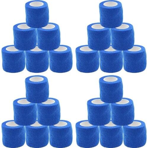 Blue Tattoo Grip Bandage Cover Wraps Tapes Nonwoven Waterproof Self Adhesive Finger Wrist Protection Tattoo Accessories Supply