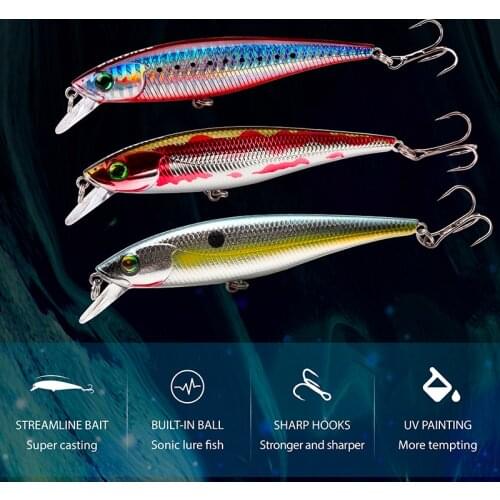 Banshee Wobblers For Pike And Perch Bass Black Minnow Fishing Lures Suspending Jerkbait Trolling Artificial Baits Swim 100mm 16g
