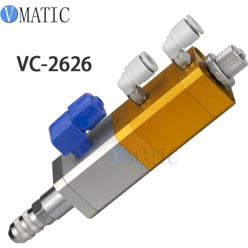 Free Shipping Air Operated Double Acting Precision Suck Back Epoxy Silicone Resin Glue Dispensing Valve