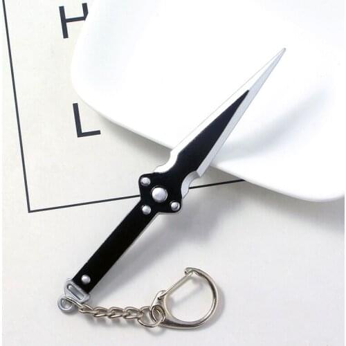 Persona 5 P5 Haru Okumura Keychain Sword Axe Weapon Metal Keychain Car Men Women Jewelry Accessories