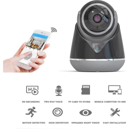 Indoor 1080P Wifi Camera Two-Way Voice intelligent Motion Detectiong Alarm Full Color Night Vision Under Low Light