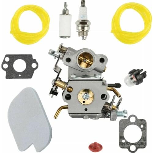 For Poulan P3314 P3416 Carburetor Kit For Zama C1M-W26C Fuel hose Useful Durable