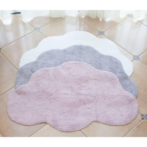 Round Polka Baby Creeper Rug Foot Pad Kids Toddler Crawling Mattress Teepee Tent Play Game Carpet