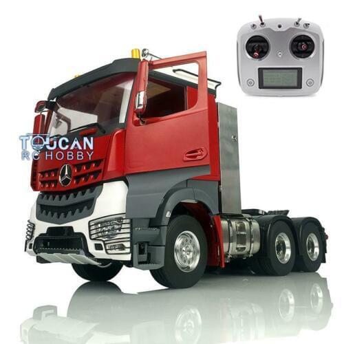 LESU RC 1/14 Metal Chassis 6*6 Radio Sound Painted Hercul Cabin Tractor Truck THZH0824-SMT4