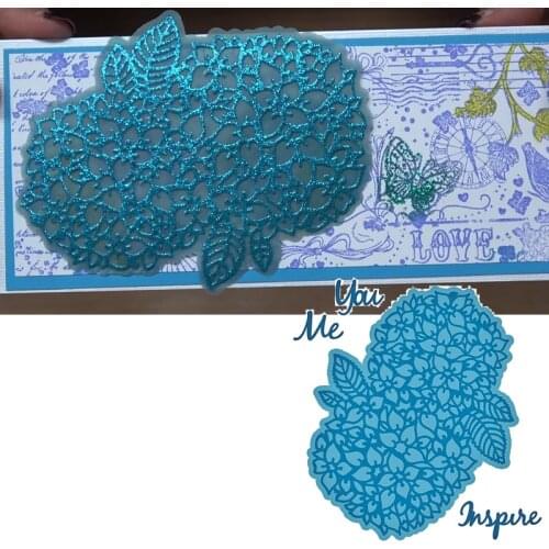 Hydrangea Flower Metal Cutting Dies Big-leaf Hydrangea Dies Cuts For Card Making 2020