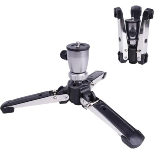 Desktop Mini Tripod Universal 3 Legs Monopod Base Stand Unipod Support Stand Compatible with Action Cameras Video