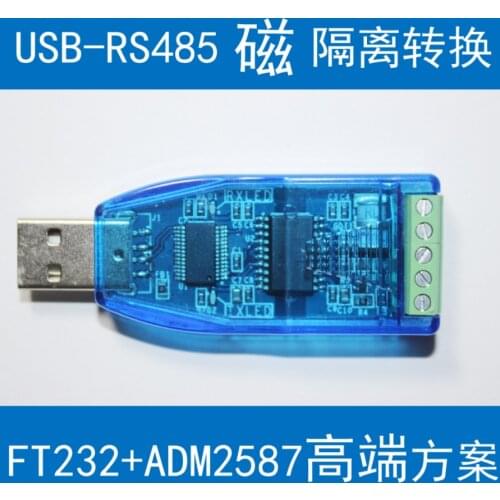 Yn485i industrial lightning protection magnetic isolation USB to RS485 USB 485 serial data line converter