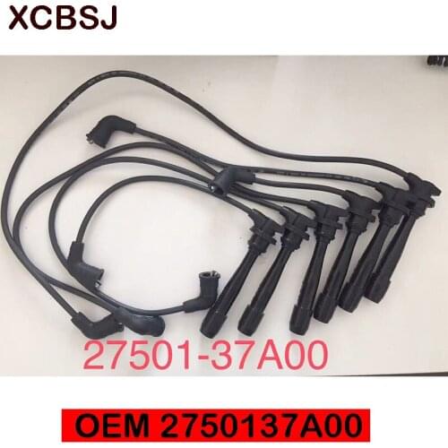 2750137A00 Cable setspark plug 2750137A00 New Genuine For Hyundai Santa Fe Sonata 98-05 XG Optima 2.5,Sportage,Tiburon