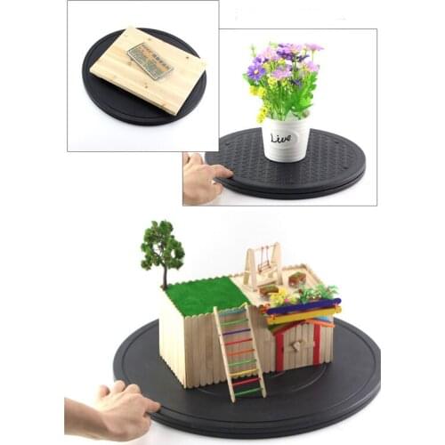 Mute Wheels Alloy Rotating Swivel Heavy Duty 360 Degree Rotate Turntable Lazy Turnplate for Clay Pottery Sculpture Monitor TV