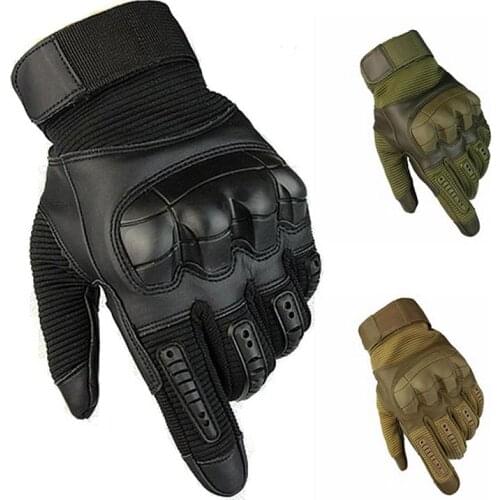 Hard Knuckle Tactical Gloves Fingerless / Full Finger Hunting Gloves Military Airsoft Gun Shooting Outdoor Sports Cycling Gloves