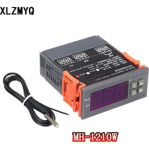 MH1210W Smart Temperature Control 220V 24V 12V Heating Cooling Temperature Controller Microcomputer Thermostat MH-1210W