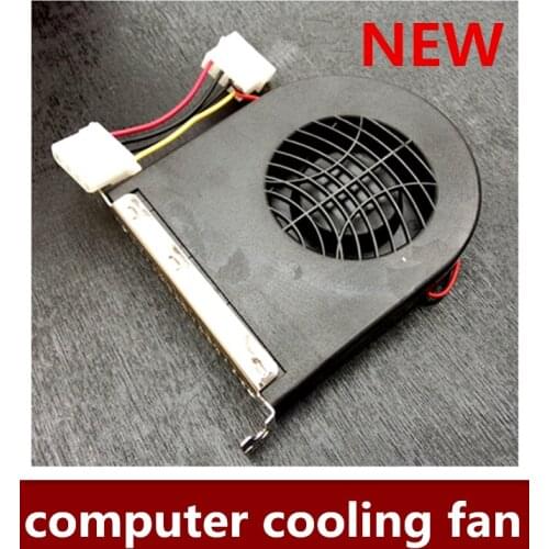 1PCS/LOT New desktop computer case fan turbine fan PCI slot heat radiator Freeshipping