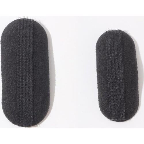 2PCS Black Coffee Princess Hair Breathable Bangs Mat Hair Clips Tool Set Bump It Up Volume Base Hair Inserts Invisible Hair Pins