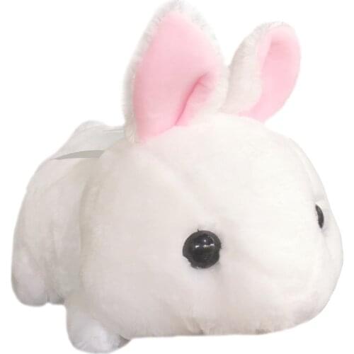 45 cm Big Plump Running Soft Bunny Rabbit Plush Toy Placating Toys For Children or Easter