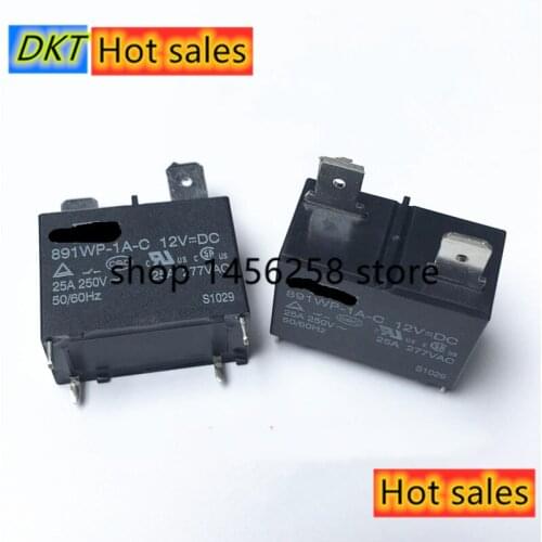 5PCS RELAY 891WP-1A-C 12VDC 12V 25A 4-pin