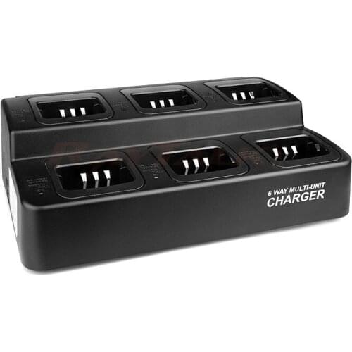 6 12 Way Charger for Motorola for Kenwood Two Way Radio Intelligent Charger Six-way Charger