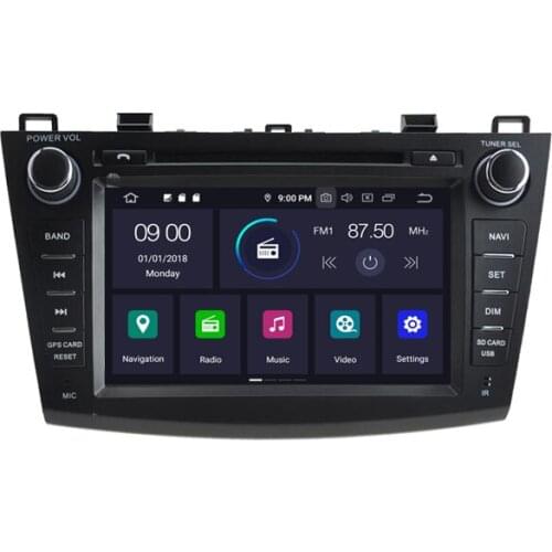 8" Android 10.0 OS Car DVD Multimedia Navigation GPS Radio System Player for Mazda 3 2010-2013 with ADAS Function Support