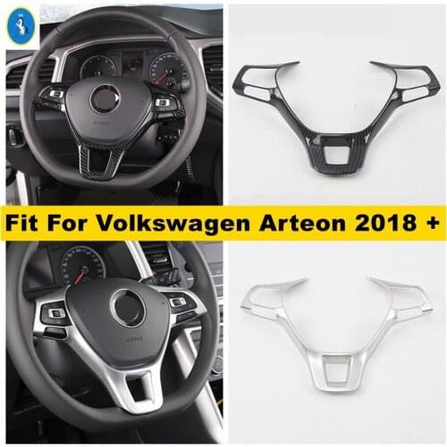 Auto Accessory Steering Wheel Multi-function Bottom Frame With Hole Model Cover Trim Fit For Volkswagen Arteon 2018 2019 2020