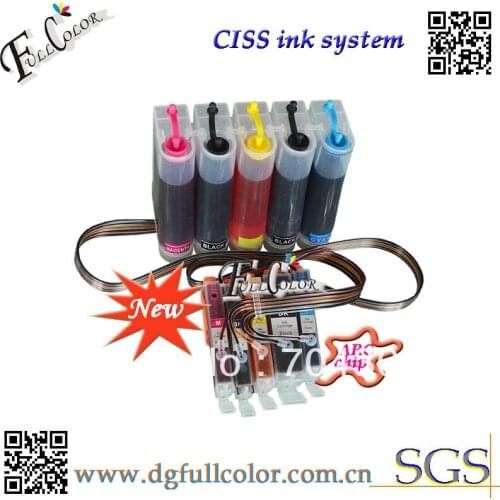 Free shipping new and hot Compatible CISS 550 551 ink system with ink and ARC chip For PIXMA IP7250 inkjet printer CISS